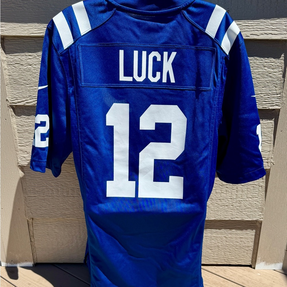 Men’s Indianapolis Colts #12 Andrew Luck Nike Jersey – Size Small